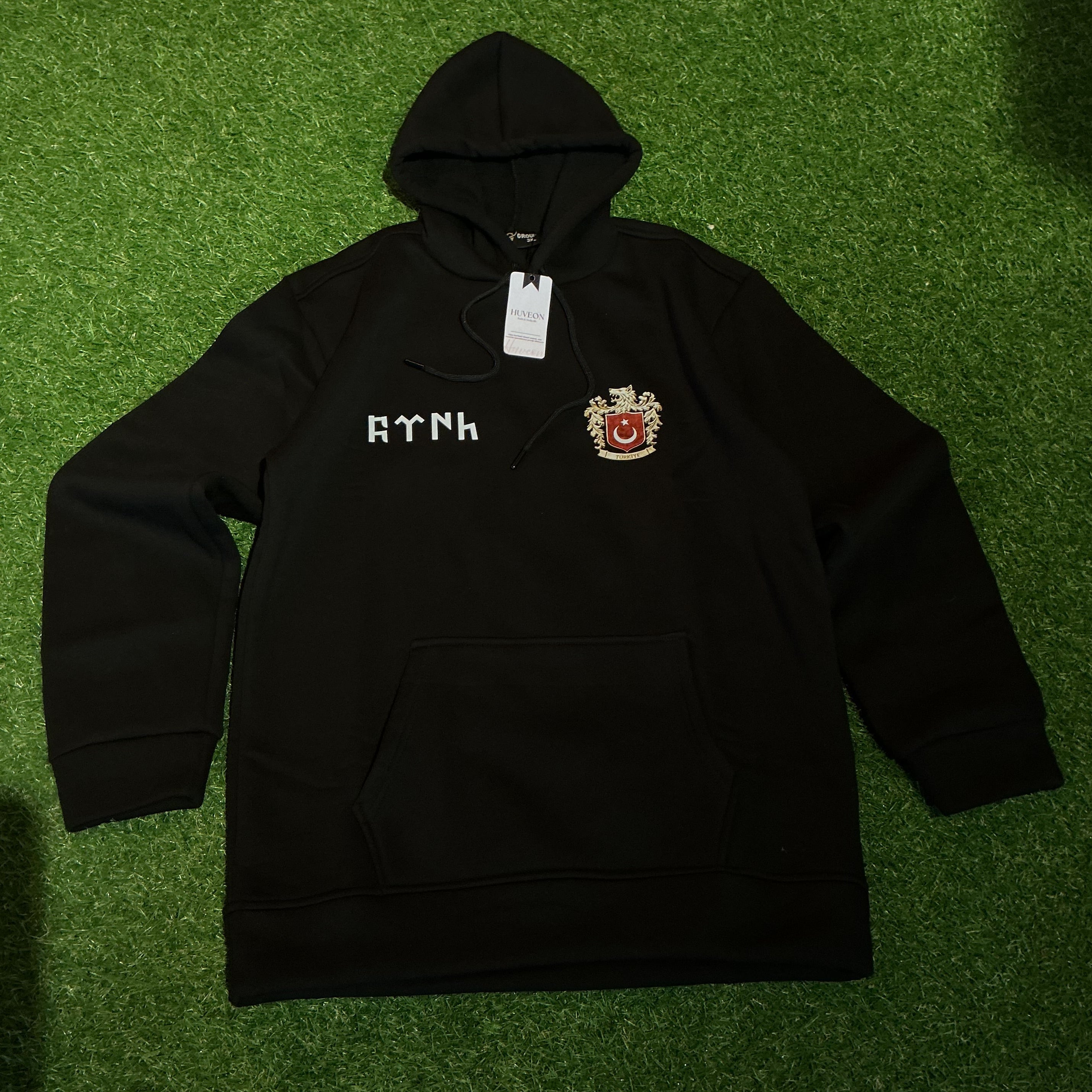 Göktürk Alfabesi Kapüşonlu Hoodie – | Sade & Rahat Stil GTH1