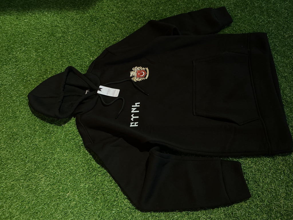 Göktürk Alfabesi Kapüşonlu Hoodie – | Sade & Rahat Stil GTH1