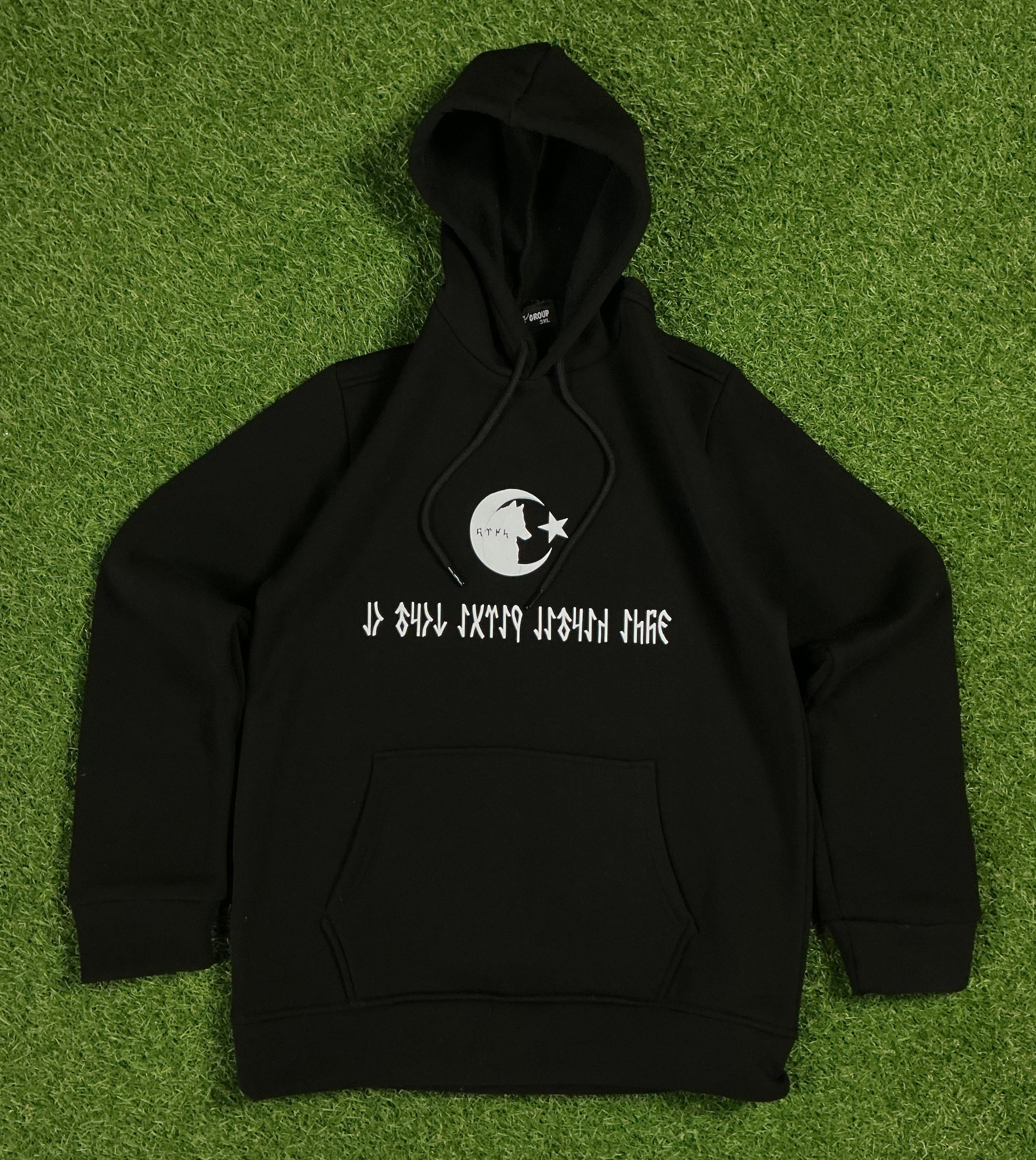 “Gökte Kartal, Yerde Kurt Ol” Kapüşonlu Hoodie – | Güç ve Asaletin Simgesi GK01