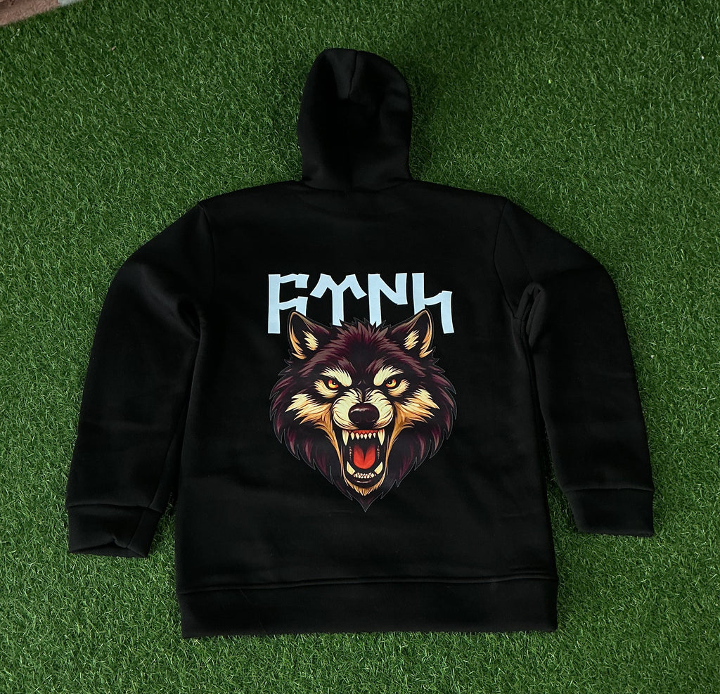 “TÜRK & KURT” Sırt Baskılı Özel Hoodie – Gücün İzini Taşı TKH1