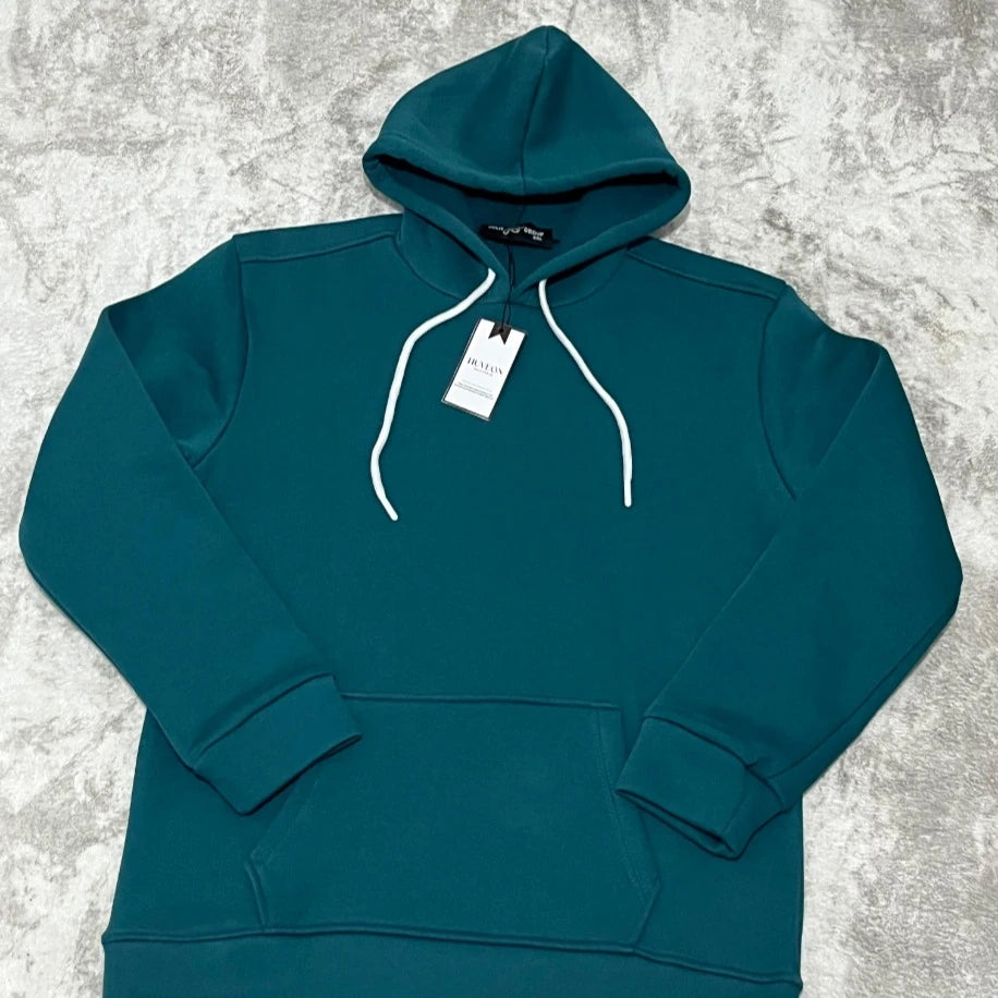 Sade Hoodie – 3 İplik Kalın Kumaş | 4 Renk Seçeneği (Siyah, Mocha, Lacivert, Turkuaz)